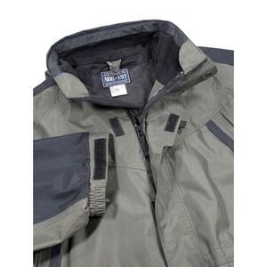 Army Navy Jacket Mens Large Olive Green Ripstop Hooded Tactical Military Shell